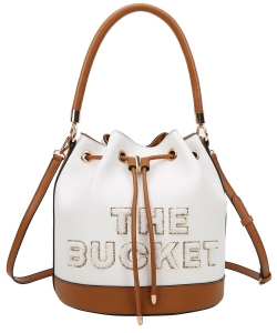 The Bucket Hobo Bag TB2-L9018 WHITE